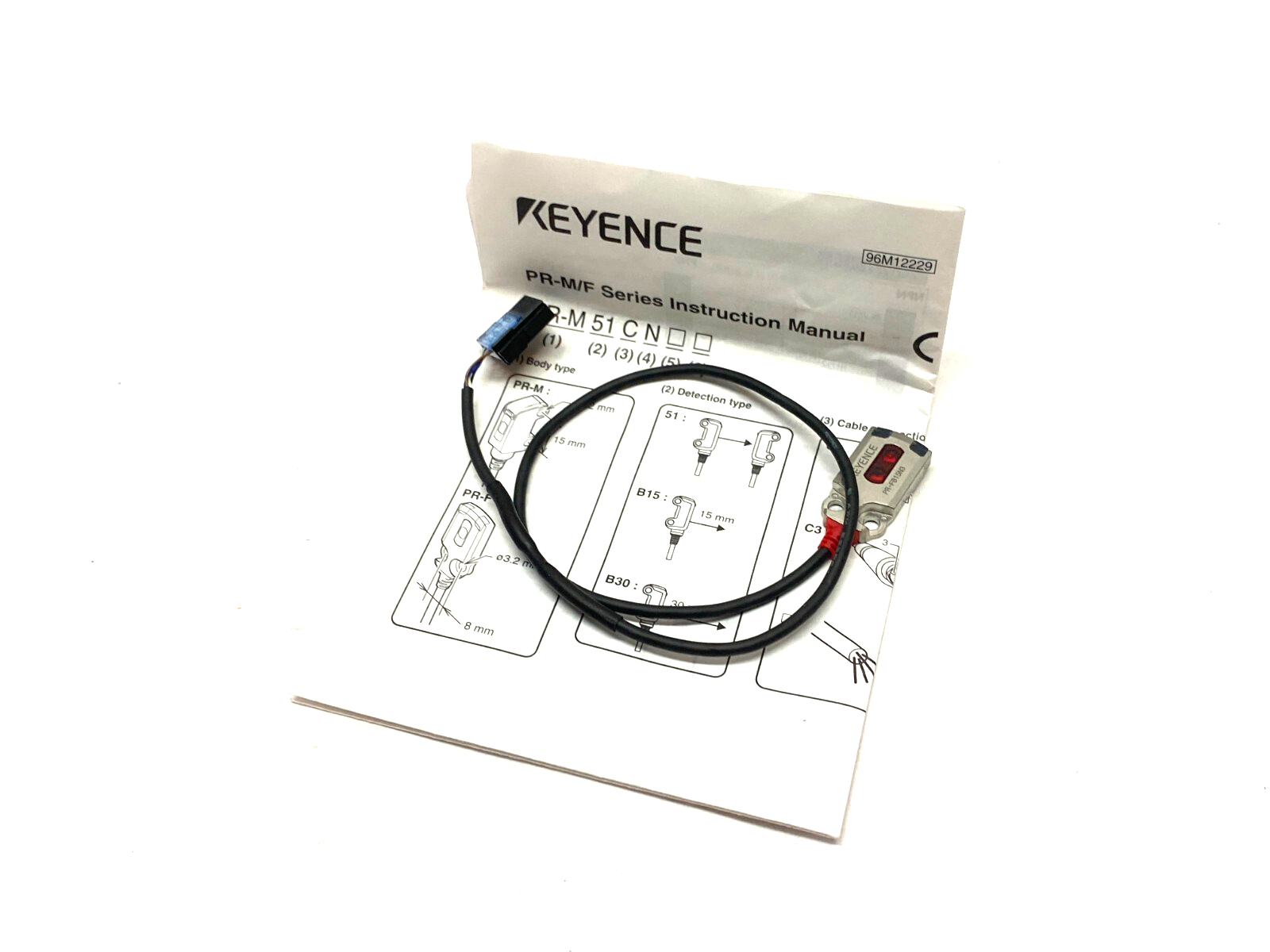 Keyence PR-FB15N3 Self-Contained Flat Reflective Photoelectric Sensor - Maverick Industrial Sales