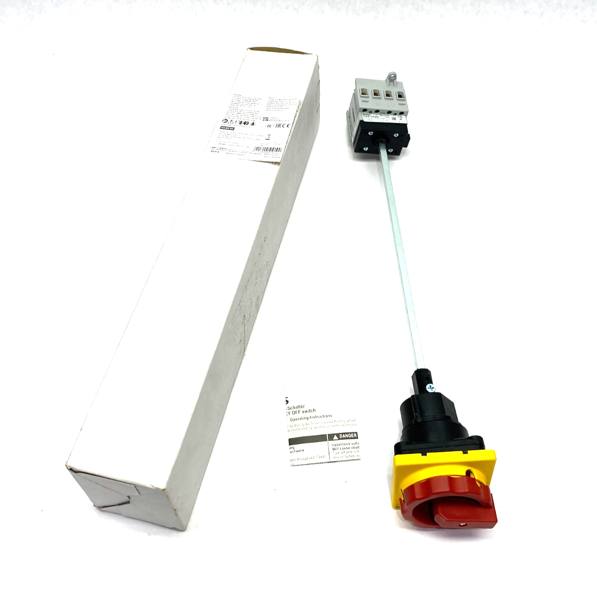 Siemens 3LD2013-0TK53 SENTRON Rotary Disconnect Emergency Switch 3-Pole 16A - Maverick Industrial Sales