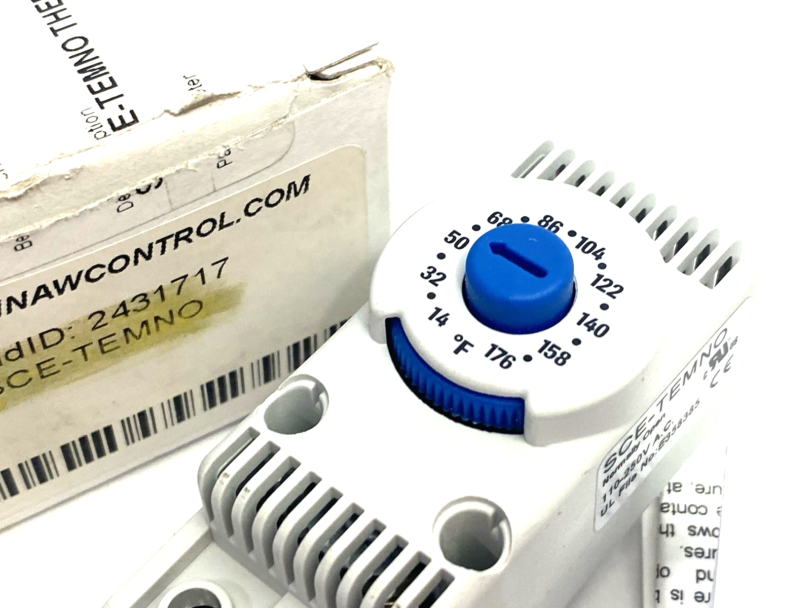 Saginaw Control & Engineering SCE-TEMNO Enclosure Thermostat, Normally Open - Maverick Industrial Sales