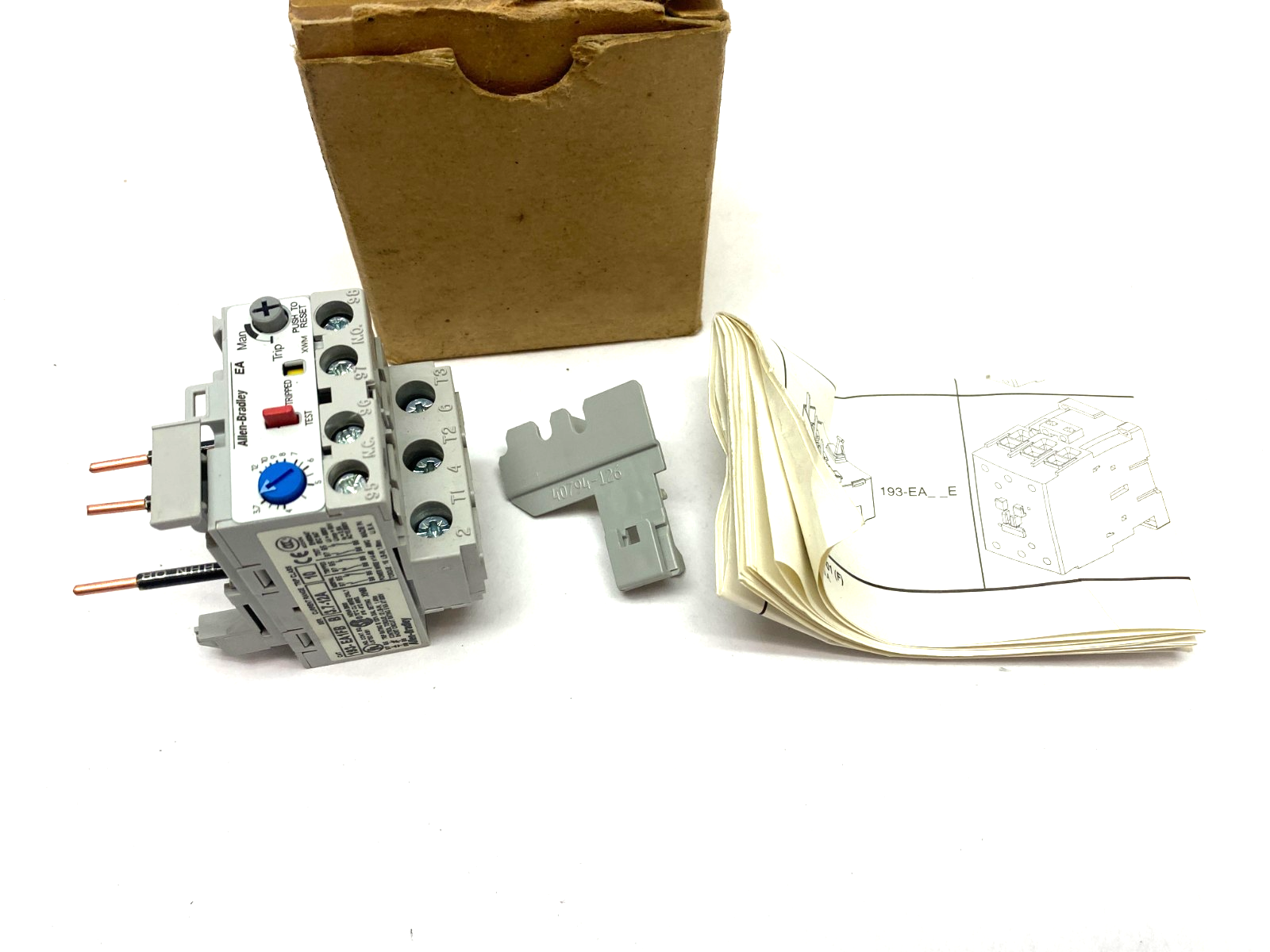 193-EA1FB | Allen Bradley Ser. B Overload Relay 3.7-12A, Solid-State, Class 10 - New – Open box - Maverick Industrial Sales