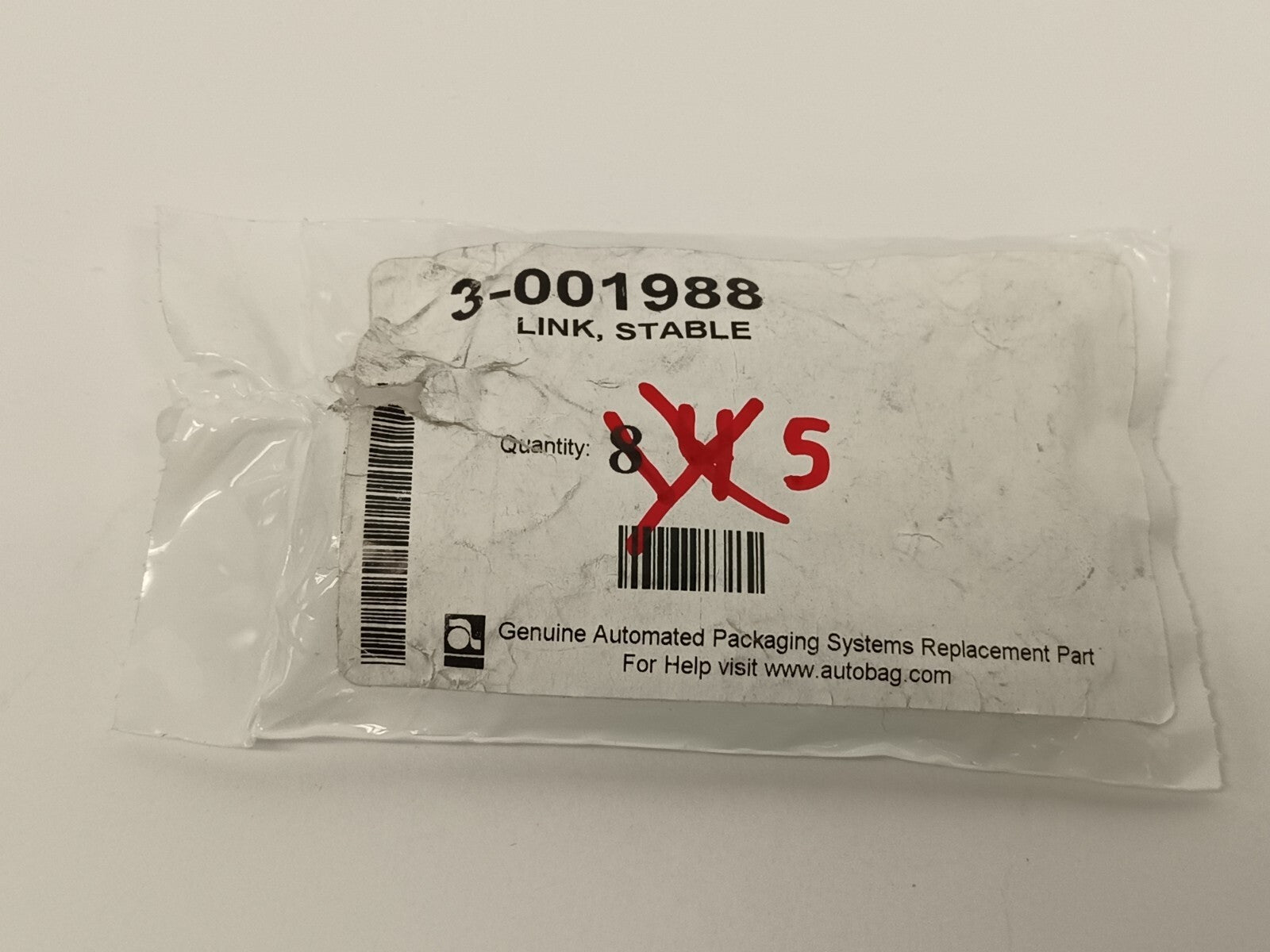 Automated Packaging Systems 3-001988 Stable Link PKG OF 5 - Maverick Industrial Sales