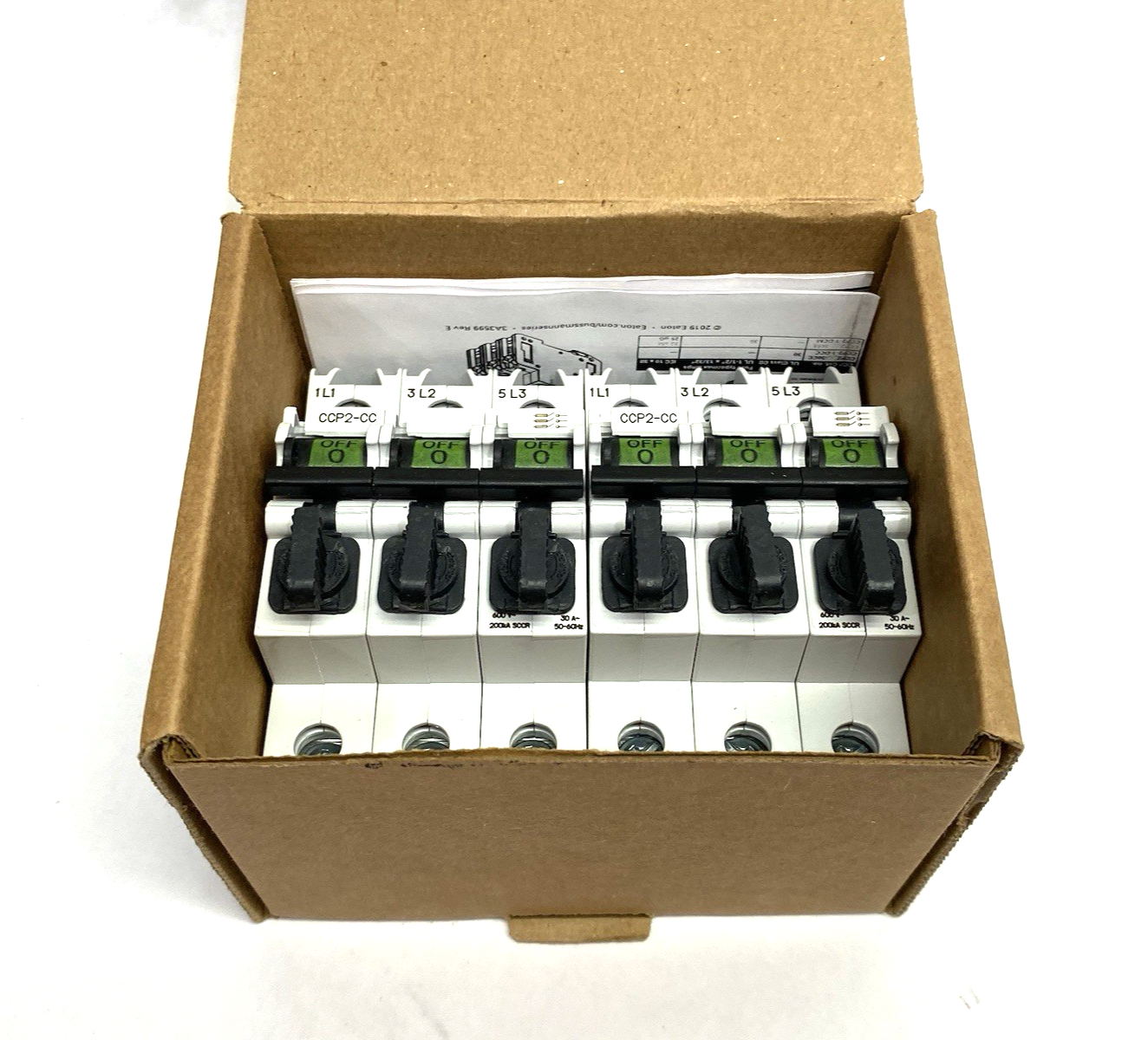 CCP2-3-30CC | Eaton Bussmann Fusible Disconnect 3-Pole, Open Type Switch BOX OF 2 - New Other - Maverick Industrial Sales