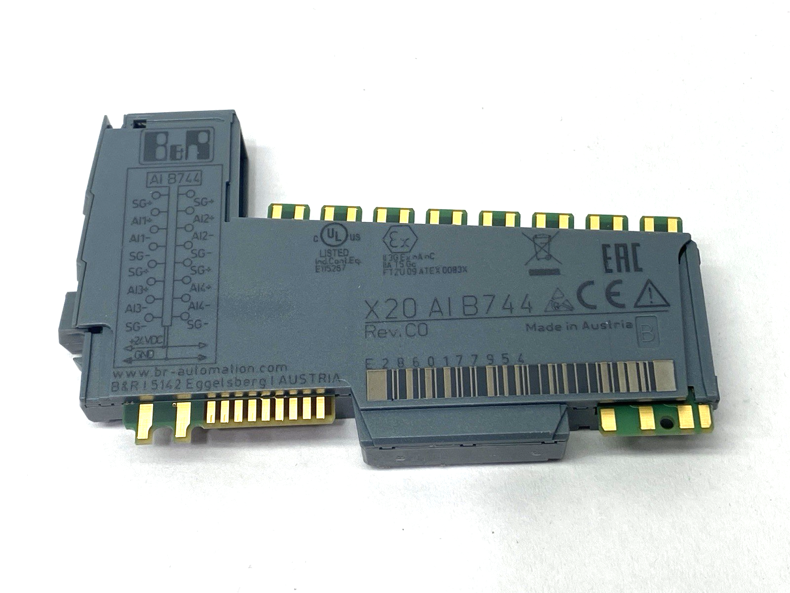 X20AIB744 | B&R Automation Rev. C0 Analog Input Module 4-Inputs - New – Open box - Maverick Industrial Sales
