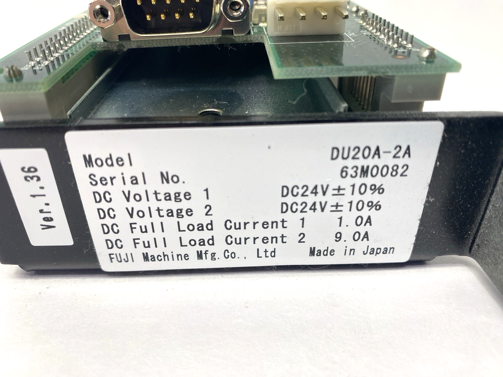 DU20A-2A | Fuji Control Board Assembly 24VDC - Used - Maverick Industrial Sales