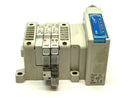 SMC VV5QC11-03N3SDA-S Manifold Base w/ VQC1000 Series Solenoids - Maverick Industrial Sales