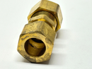 1/2" OD Compression Tube Union Fitting Brass - Maverick Industrial Sales