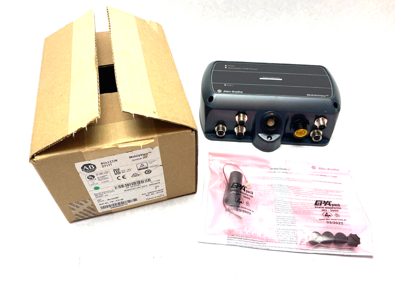 Allen Bradley 2711T-JBIP65DM1 Ser. A MobileView IP65 Junction Box - Maverick Industrial Sales