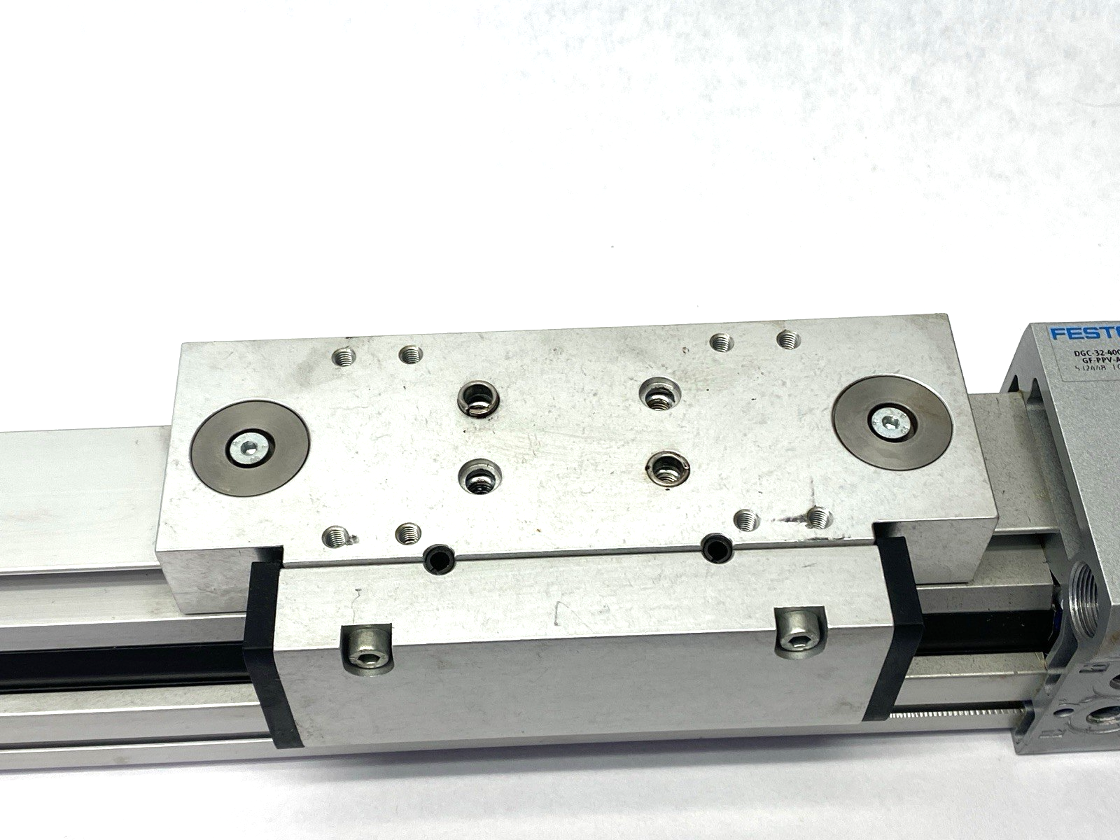 DGC-32-400-GF-PPV-A, 532448 | Festo DGC-32-400-GF-PPV-A Linear Actuator 32mm Bore 400mm Stroke 532448 - Used - Maverick Industrial Sales