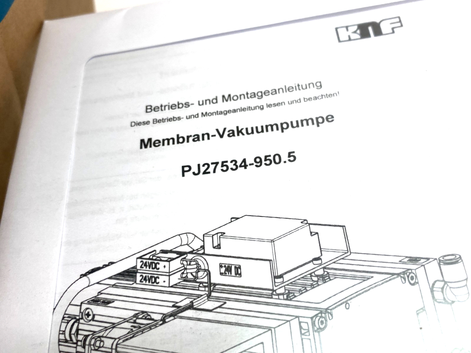 KNF Group PJ27534-950.5 Membran Vacuum Pump, Inficon 560-330 Backing Pump - Maverick Industrial Sales