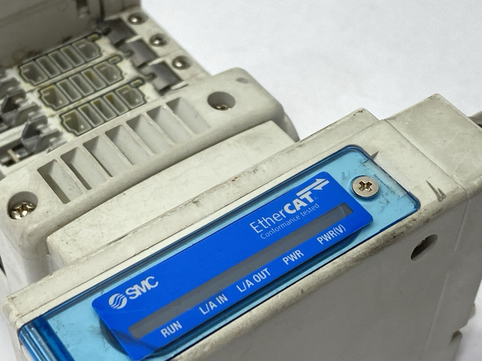 SMC VV5QC11-05C45DA-D0S Pneumatic Manifold Base 5-Station EX260-SEC1 EtherCAT - Maverick Industrial Sales