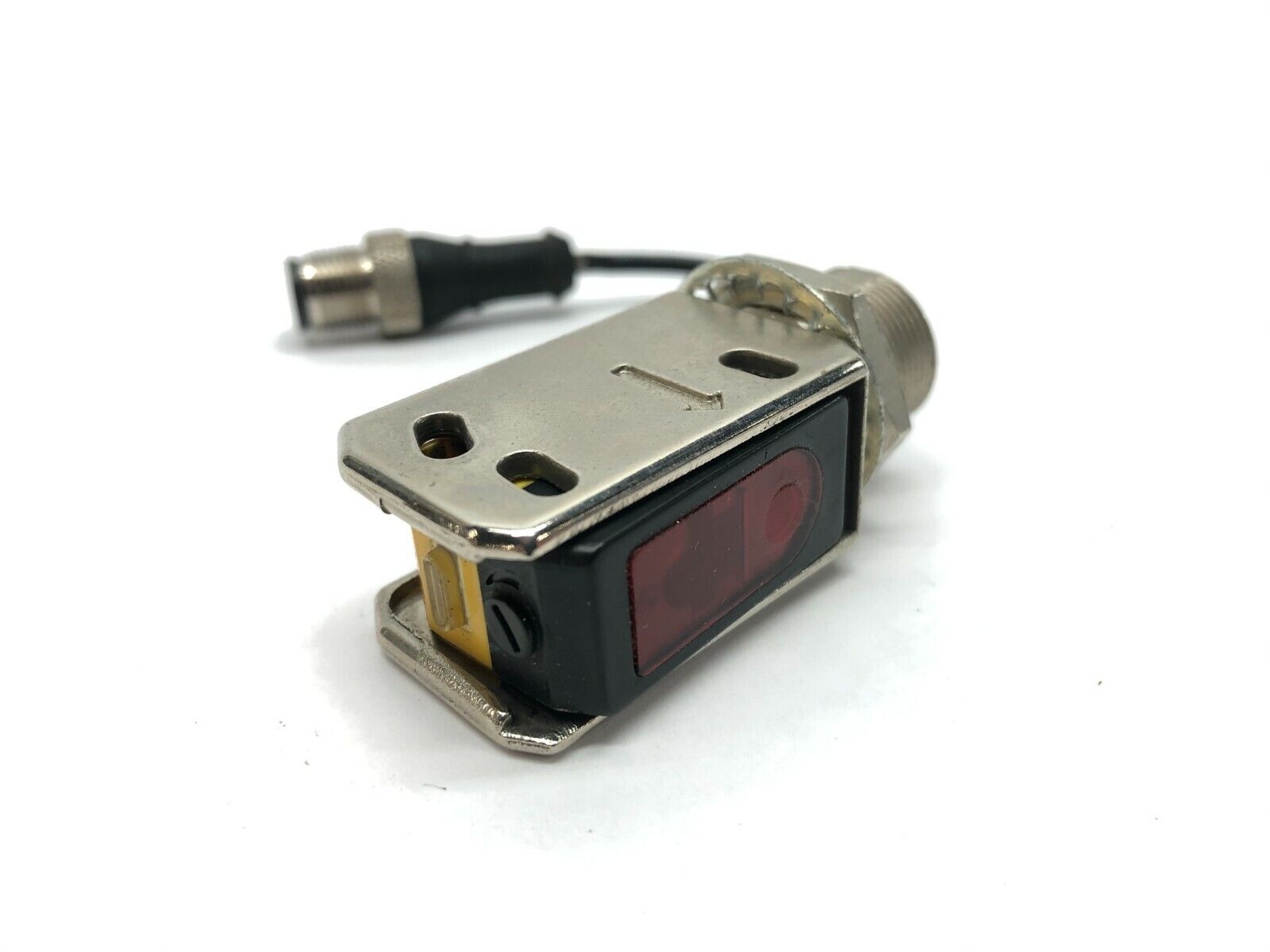 Banner QS18VN6LAFQ5 Class 1 Laser Sensor, 10-30VDC w/ SMBOS18A Bracket - Maverick Industrial Sales