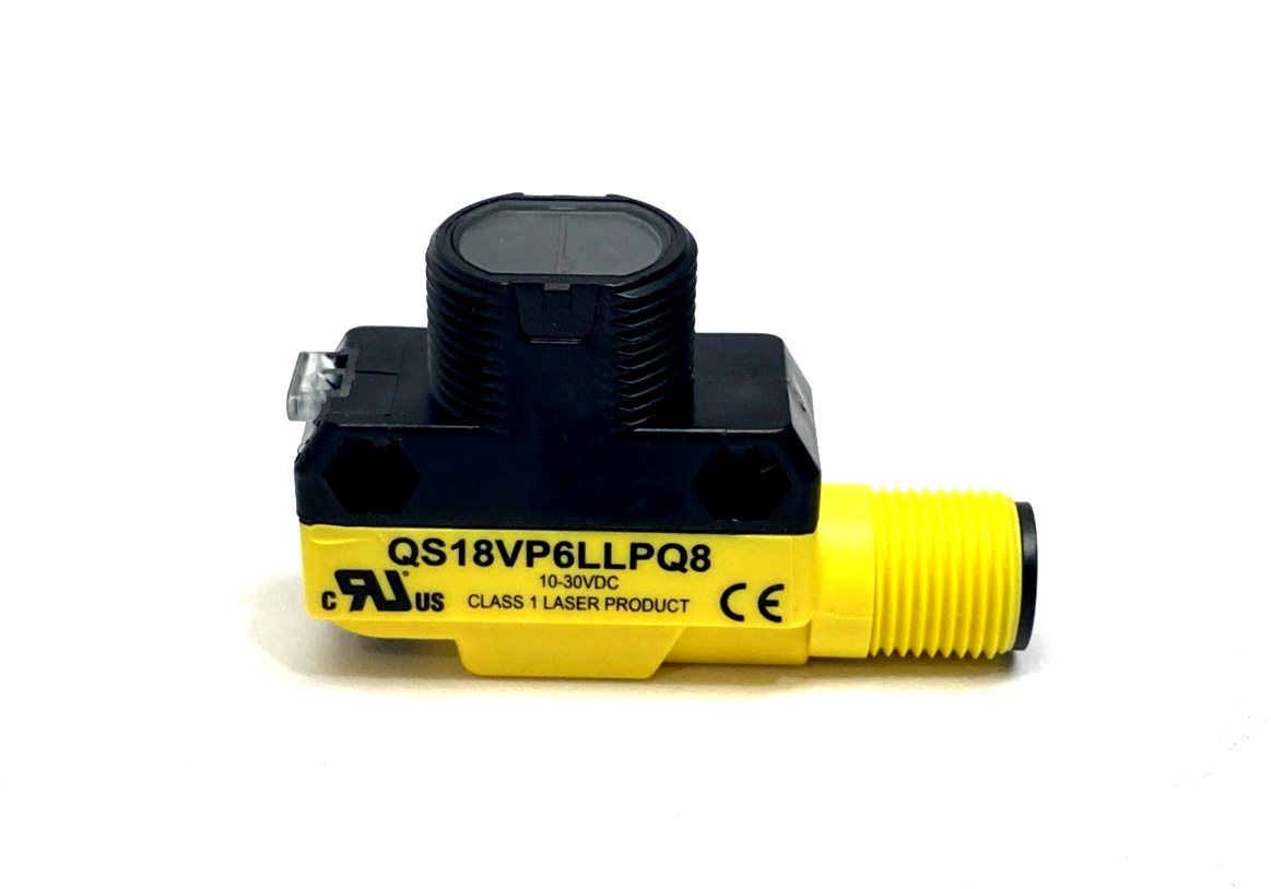 Banner QS18VP6LLPQ8 Photoelectric Sensor, Retroreflective, M12 4-Pin Male 73246 - Maverick Industrial Sales