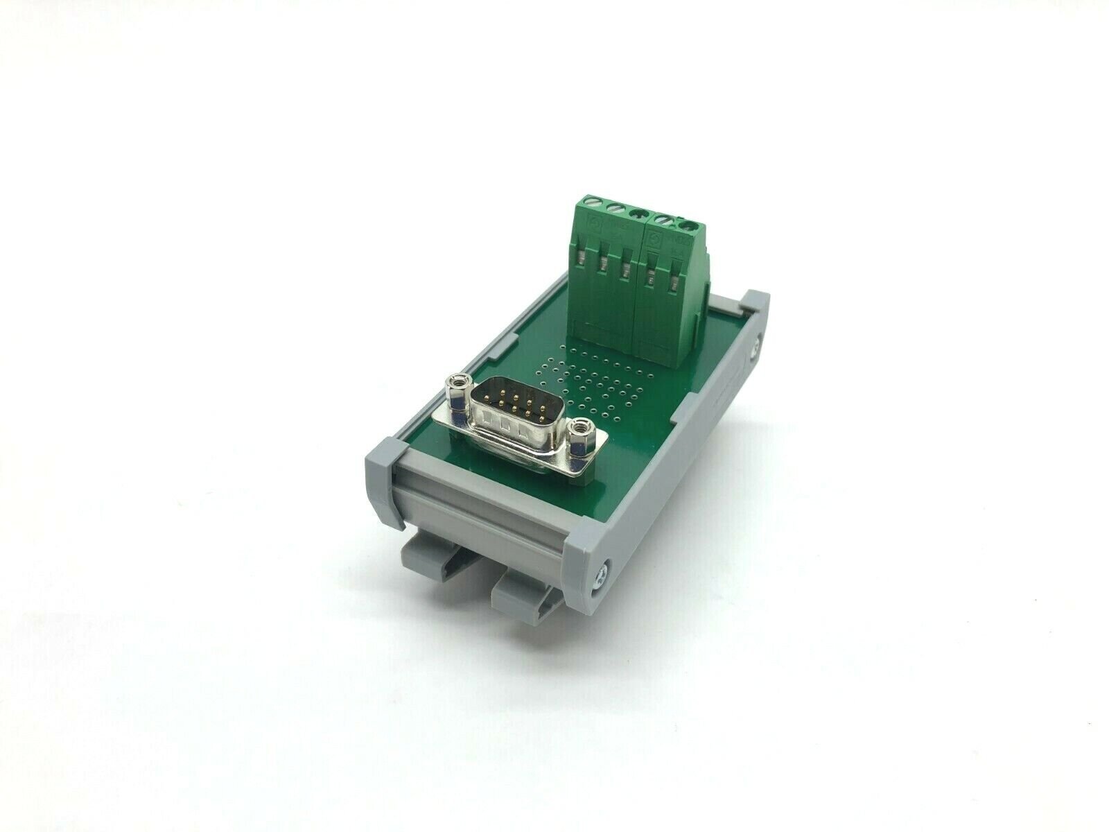 Connectwell ESMT 9-Wire/Pin Terminal Block to DB9 Connector, DIN Rail Mount - Maverick Industrial Sales