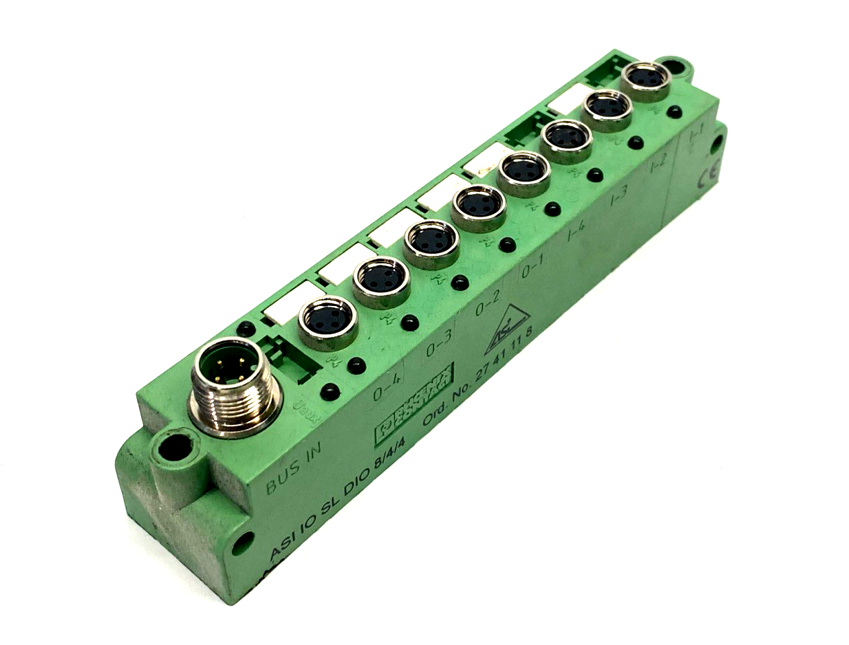 ASI IO SL DIO 8/4/4 | Phoenix Contact Distributed I/O Device 2741118 - Used - Maverick Industrial Sales
