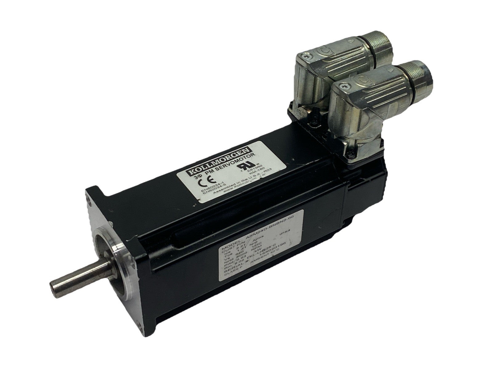 Kollmorgen AKM24D-BNBN2-00 Servo Motor 8000RPM 640VDC 0.93kW - Maverick Industrial Sales