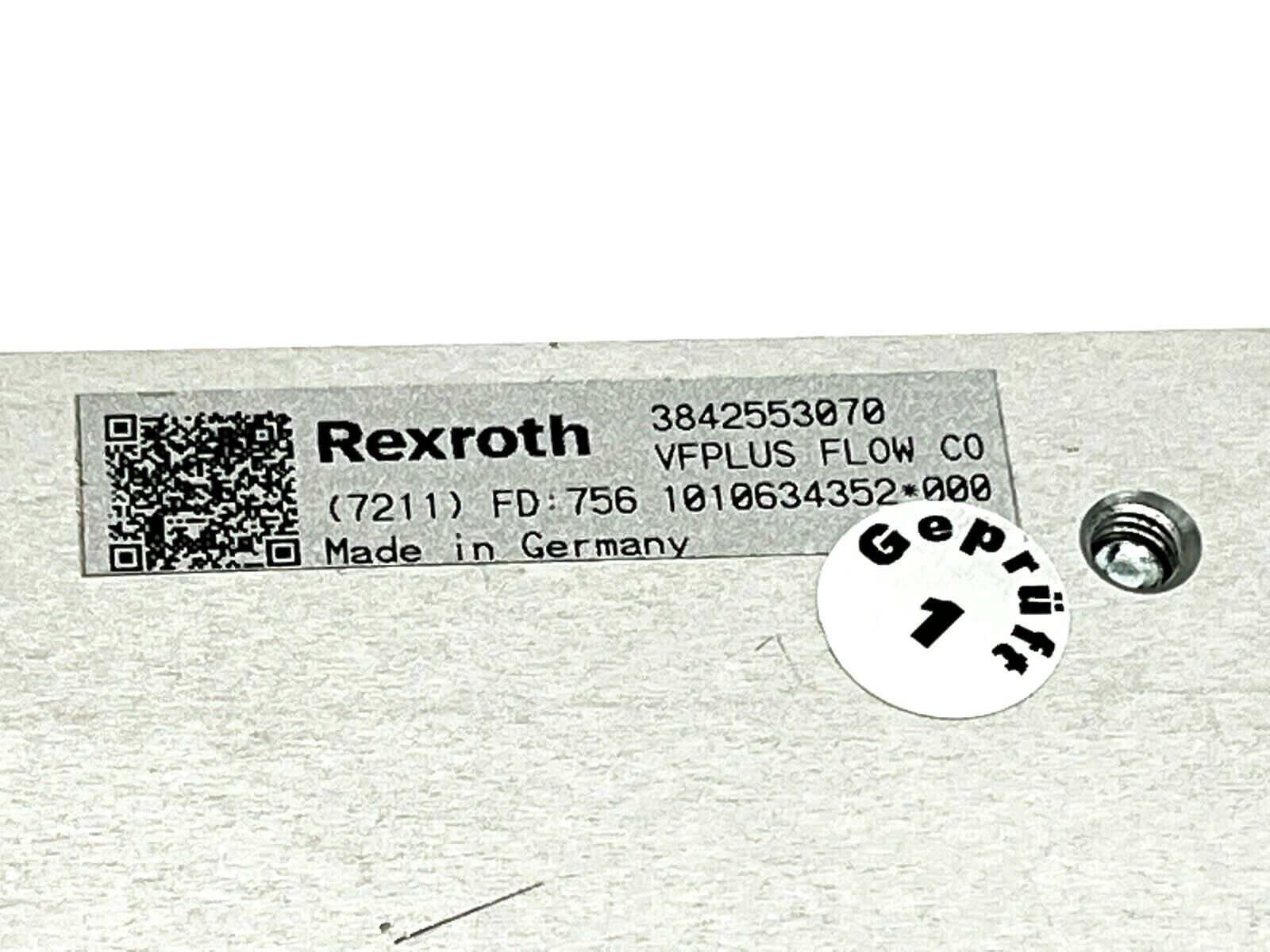 Bosch Rexroth 3842553070 VFPlus Flow Control Barrier - Maverick Industrial Sales