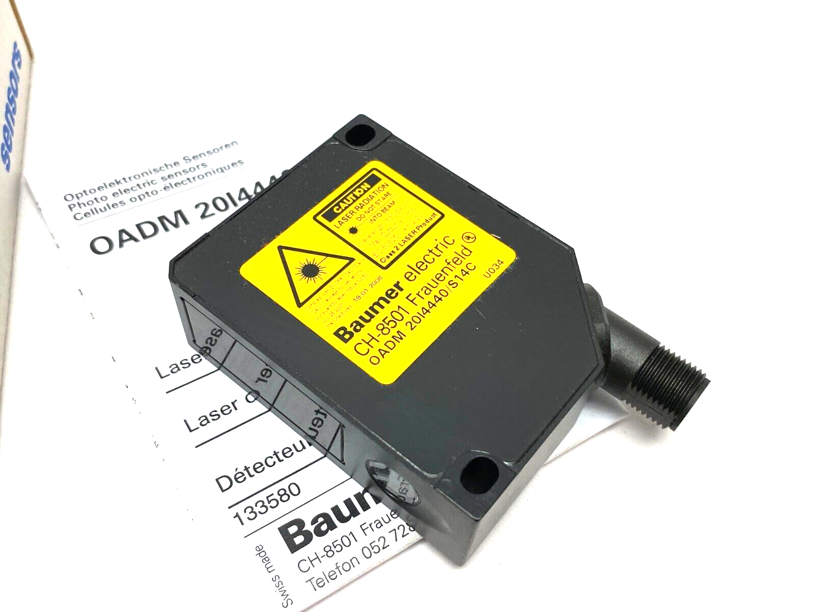 Baumer OADM 20I4440/S14C Teach-In: Button Distance Sensor 30~70mm 11077730 - Maverick Industrial Sales