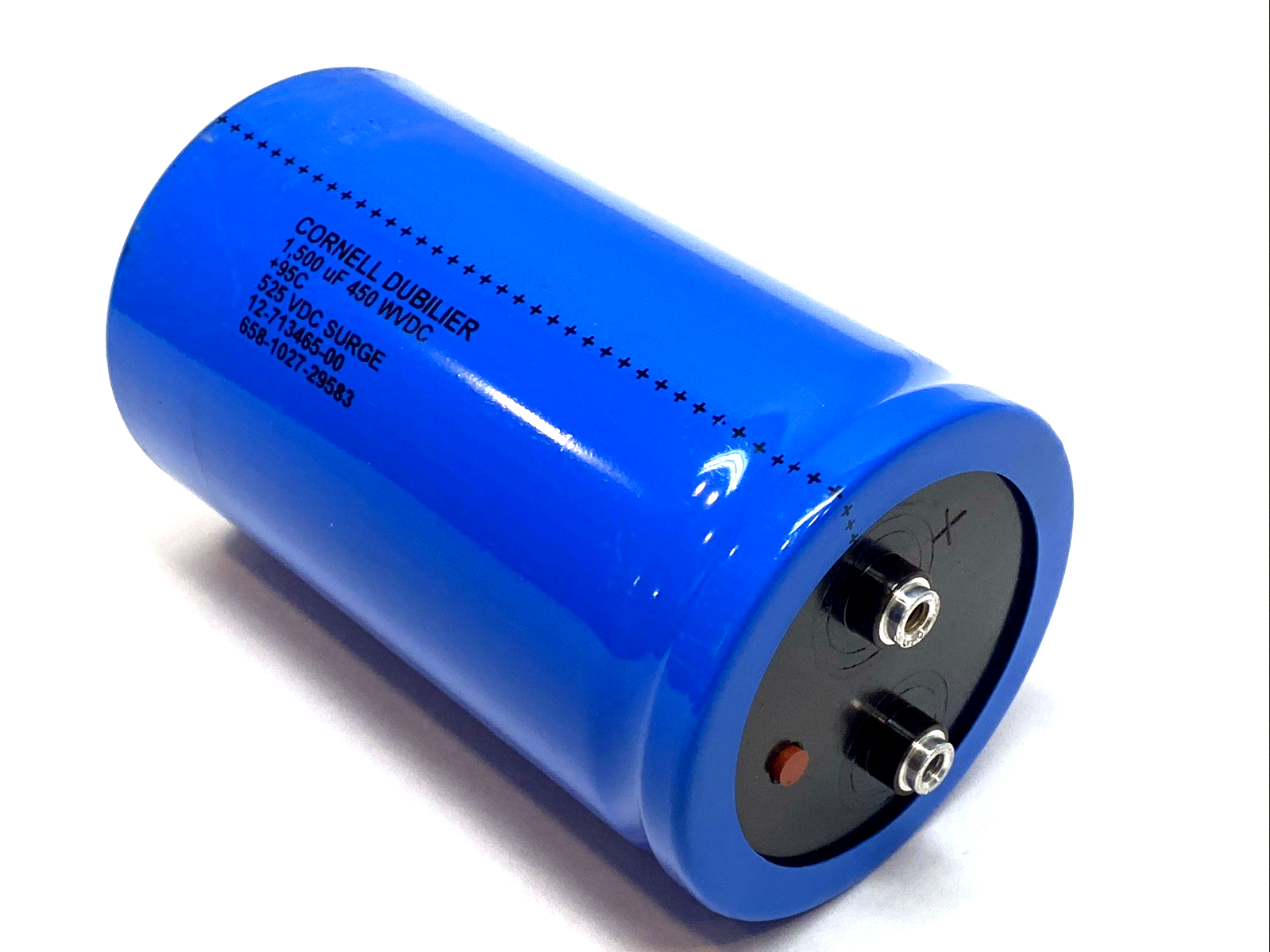 12-713465-00 | Cornell Dubilier Capacitor 1500µF 450VDC 525V Surge +95°C - Used - Maverick Industrial Sales