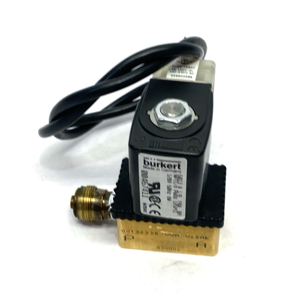 Burkert 6013 A 1/8 FKM BR Direct Acting 2/2-Way Plunger Valve NPT 1/4 145psi - Maverick Industrial Sales
