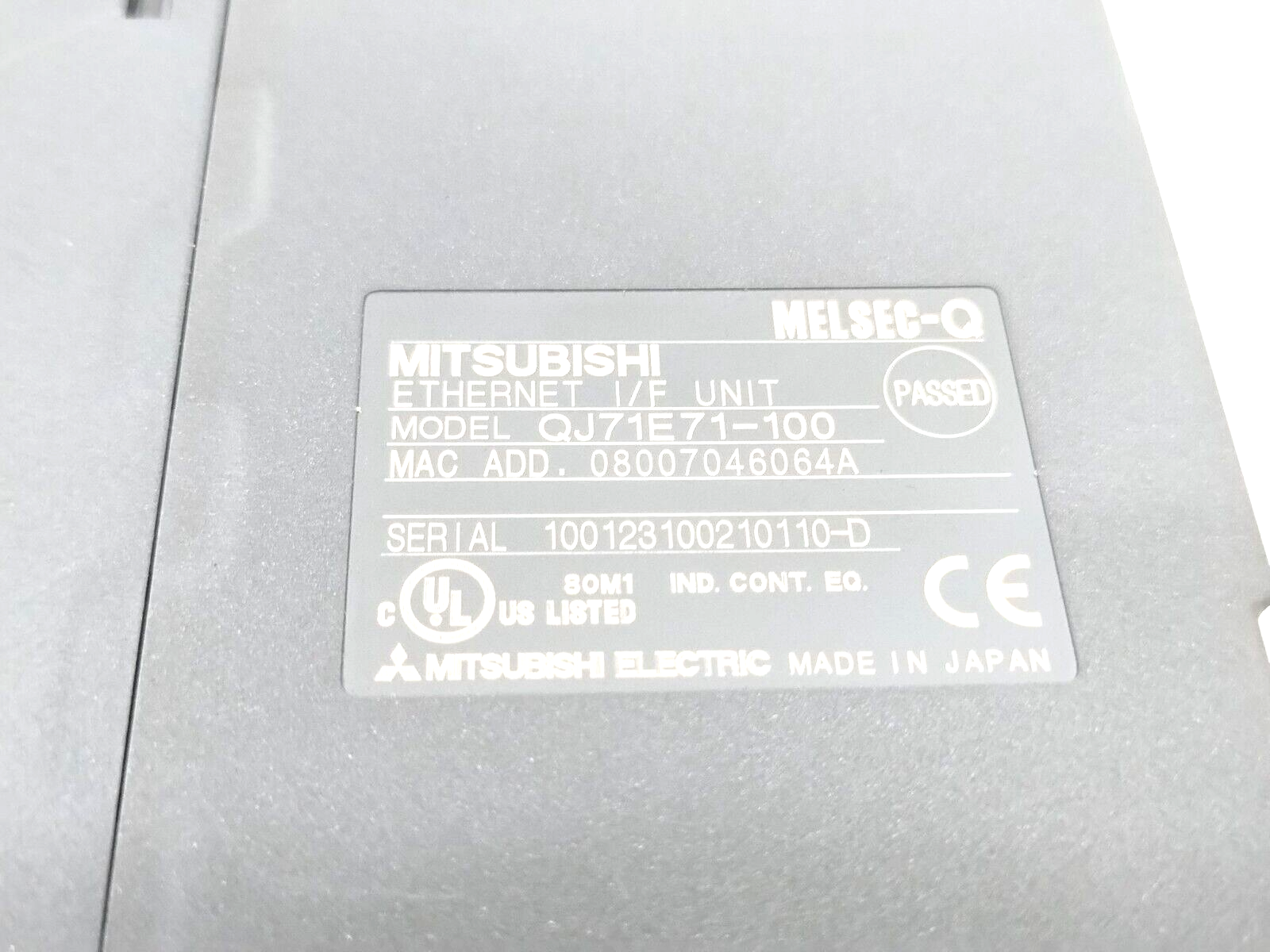 Mitsubishi QJ71E71-100 Ethernet I/F Communications Module 10Base-T/100Base-TX - Used - Maverick Industrial Sales