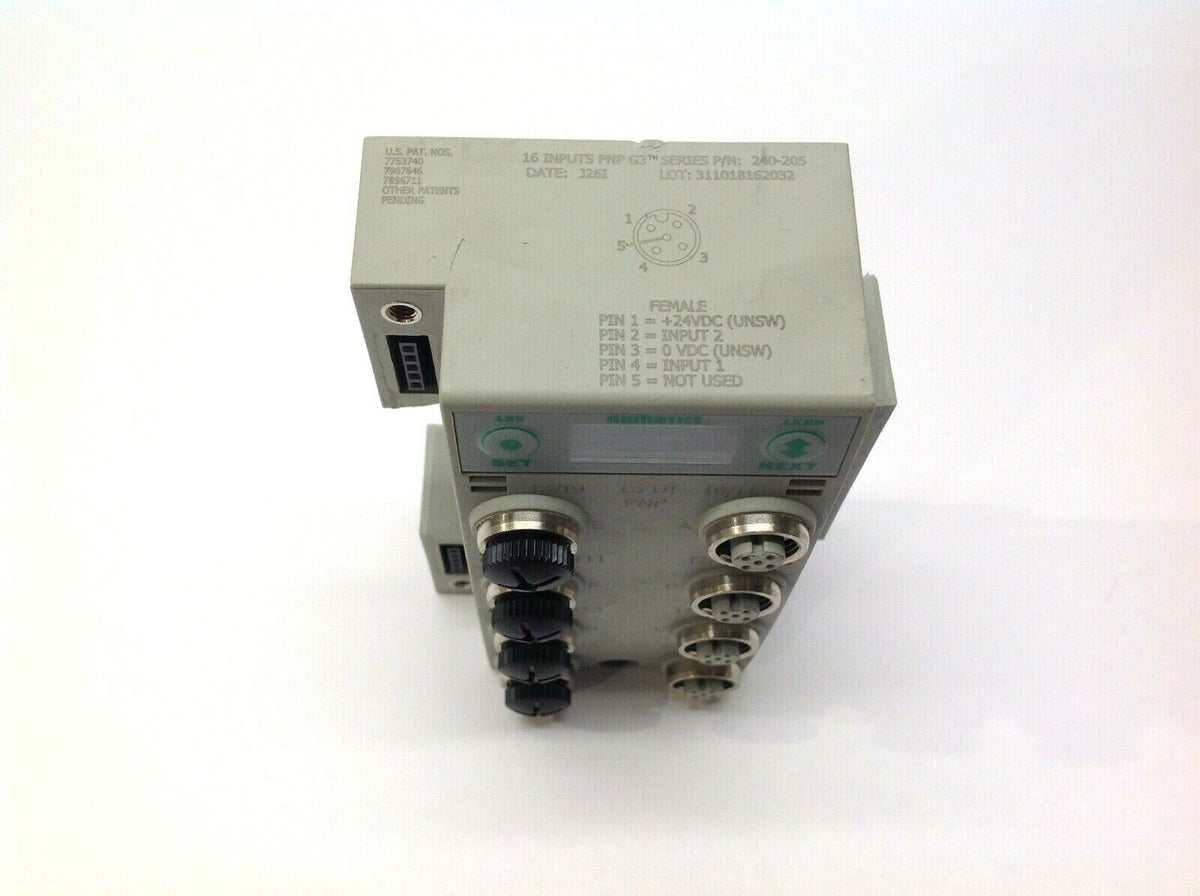 Numatics Ethernet Module 240-205 | Numatics 240-205 Digital Input Module 16 Inputs 8 Port
