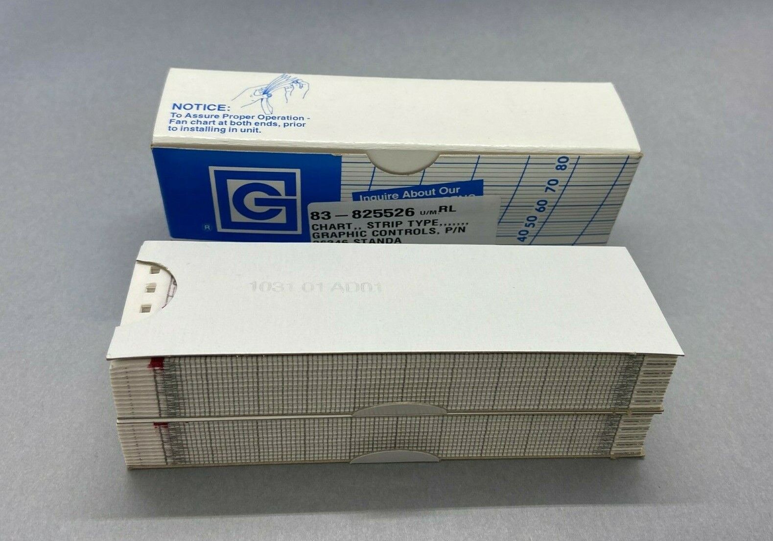 Graphic Controls GC-26346 Fanfold Strip Chart Paper 00794834 - Maverick Industrial Sales