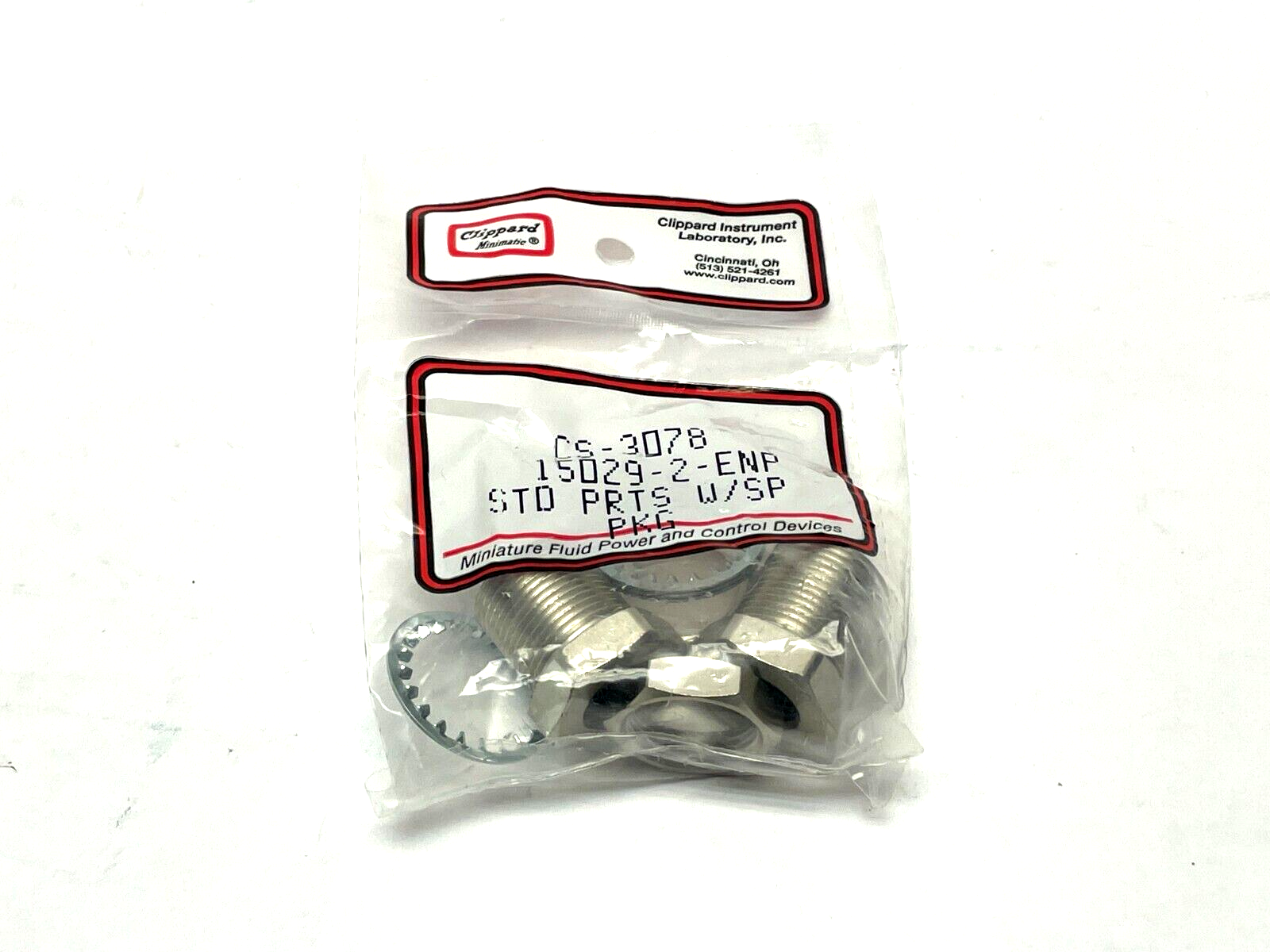 Clippard 15029-2-ENP Bulkhead Fitting - Maverick Industrial Sales