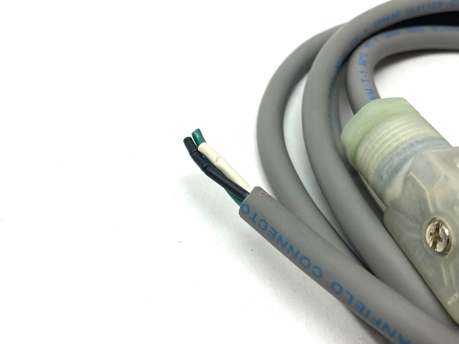 Canfield Connector Valve Plug Cordset 6' Length 3-Wire 48-120VDC/100-240VAC - Maverick Industrial Sales