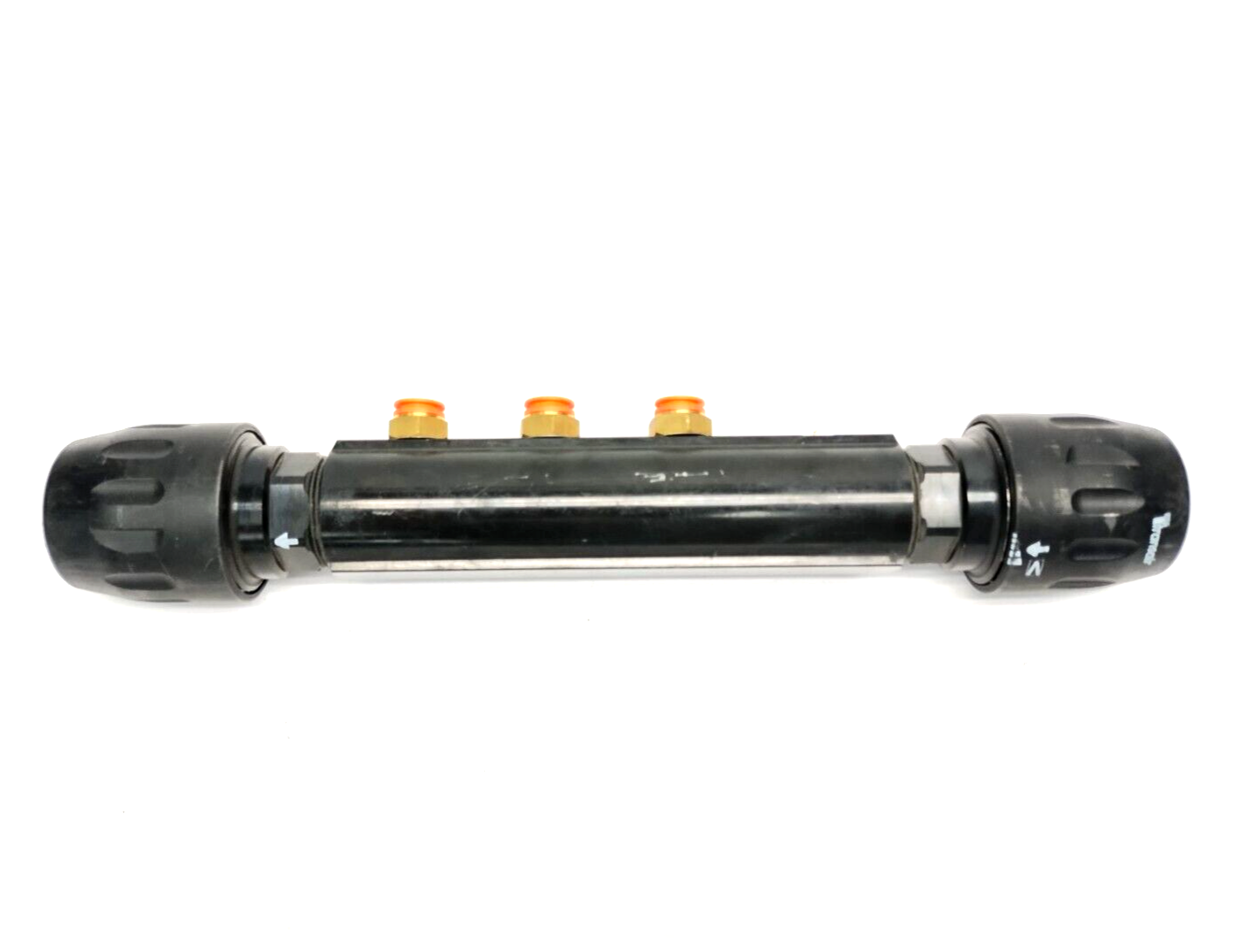 Parker 6651 40 12 04 Transair 4-Port Manifold, 1-1/2" Pipe OD, MISSING FITTING - Maverick Industrial Sales
