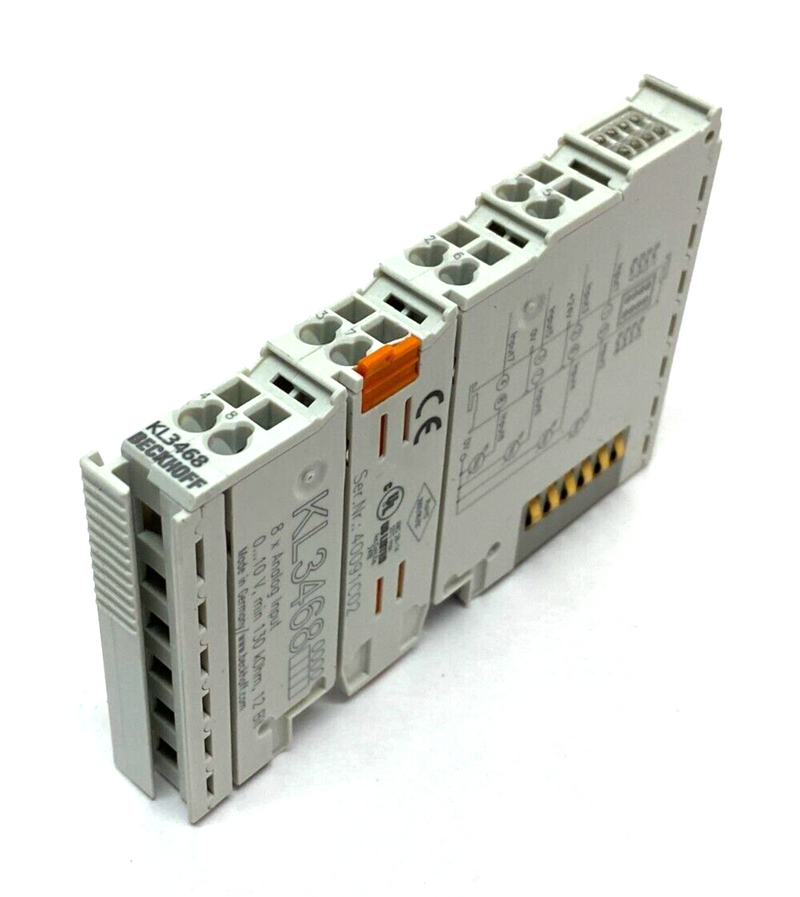 Beckhoff KL3468 Analog Input Bus Terminal 8-Channel Input 12-Bit 0-10V - Maverick Industrial Sales