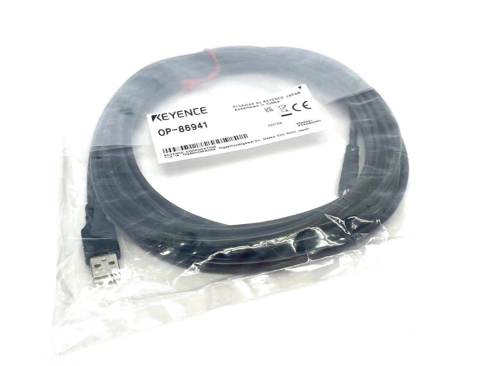 OP-86941 | Keyence USB Cable 5m Length - New - Maverick Industrial Sales