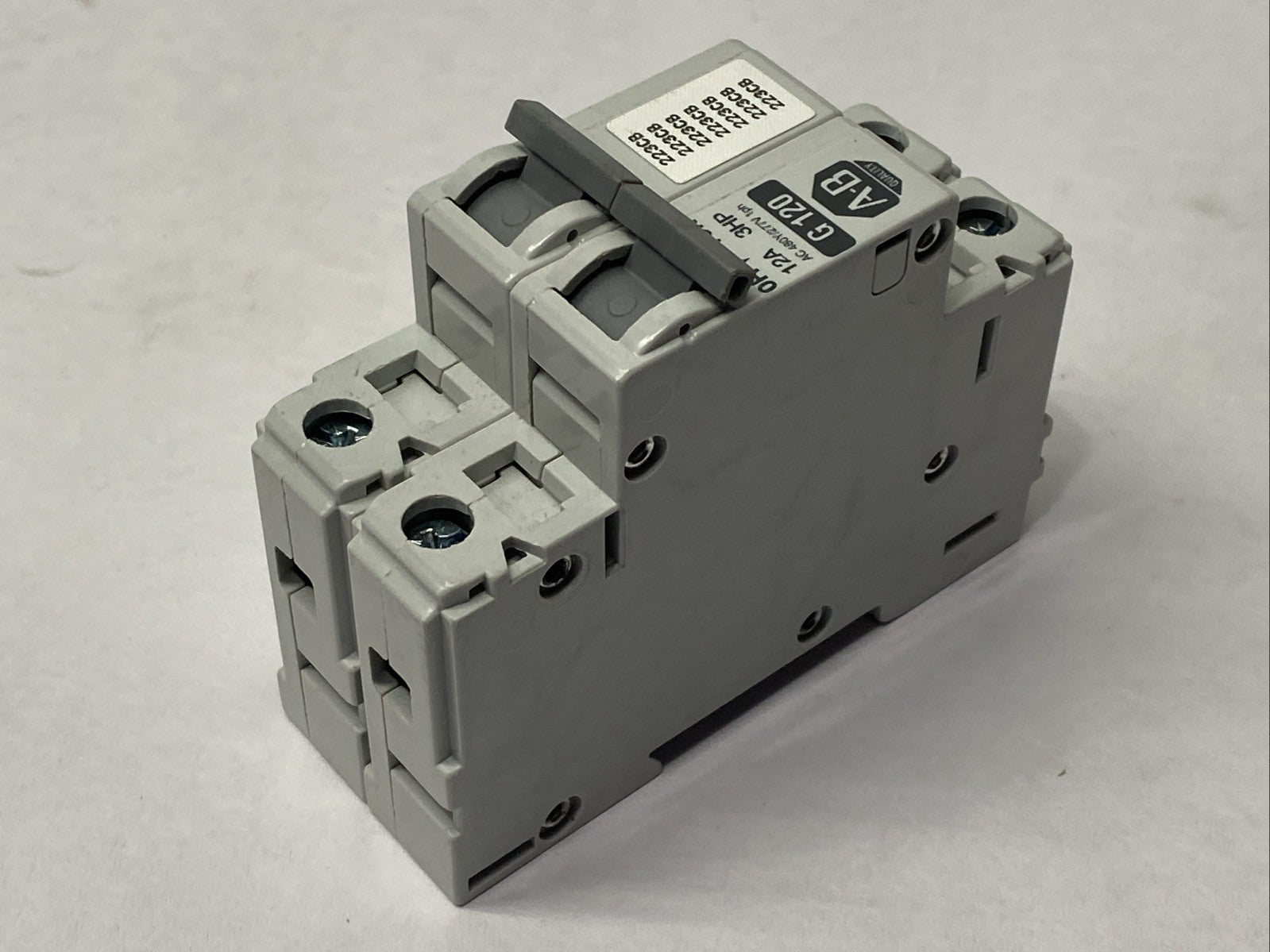 Allen Bradley 1492-CB2G120 Ser C Circuit Breaker 3HP 12A 480Y/277V 1PH - Maverick Industrial Sales