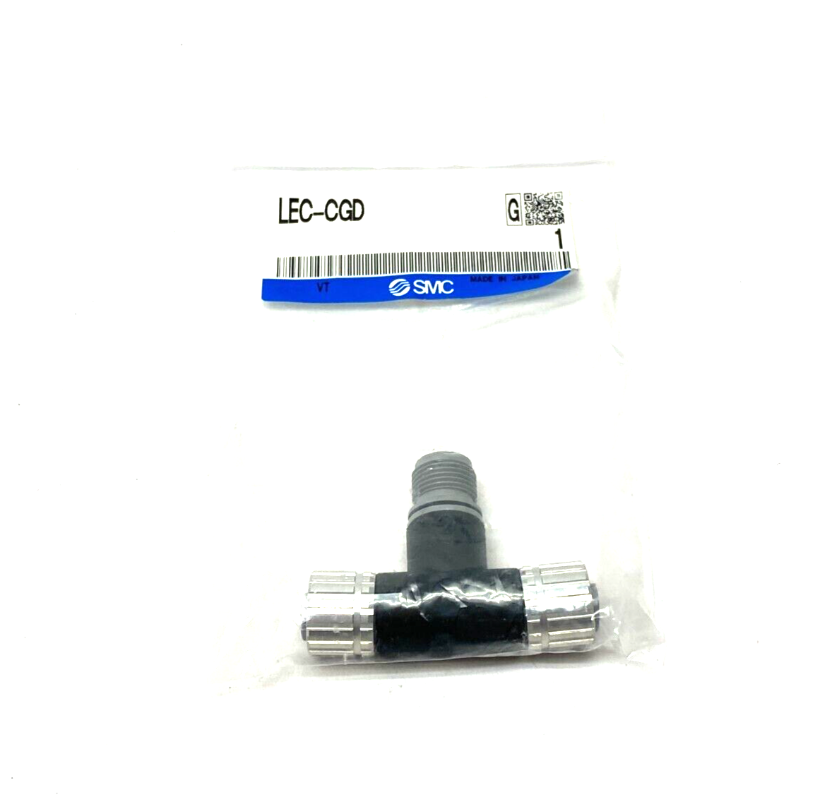 SMC LEC-GCD Branch Cable Connector 4-Pin Male to 2x Female - Maverick Industrial Sales