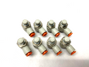 SMC AS2201F-02-07 Pneumatic Flow Control Elbow Fitting 1/4" OD Tube LOT OF 8 - Maverick Industrial Sales