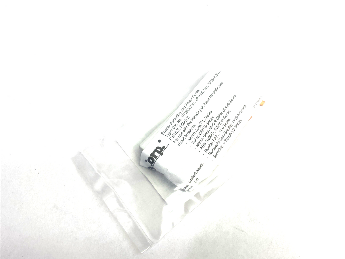 Altech 2P16UL3/6 Standard Spacing 2-Phase Busbar UL 489 - Maverick Industrial Sales