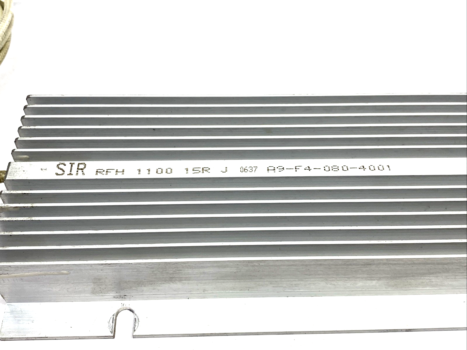 A9-F4-080-4001,RFH 1100 15R J 0637,RFH 1100 15R J | SIR RFH 1100 15R J 0637 Resistor A9-F4-080-4001 - Used - Maverick Industrial Sales