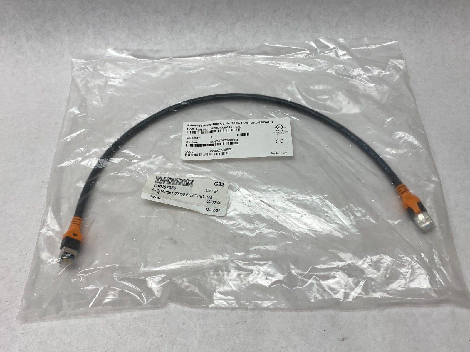X20CA0E61.00050 | B&R Automation Ethernet POWERLINK Cable Crossover 2x RJ45 - New - Maverick Industrial Sales