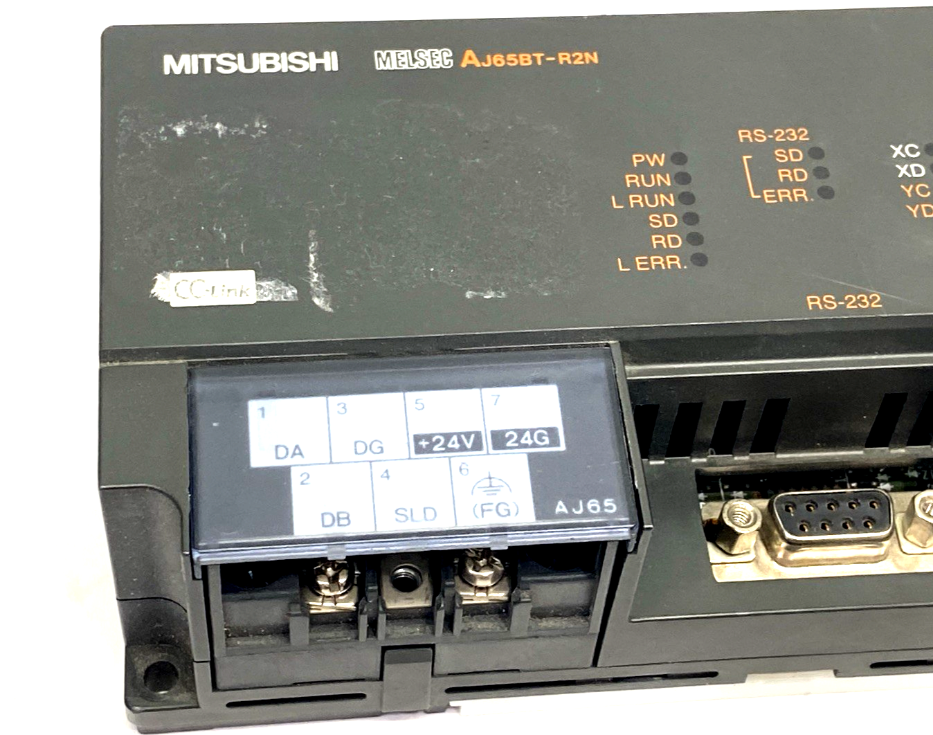 Mitsubishi AJ65BT-R2N RS-232 Interface Unit Remote Digital I/O Controller - Maverick Industrial Sales
