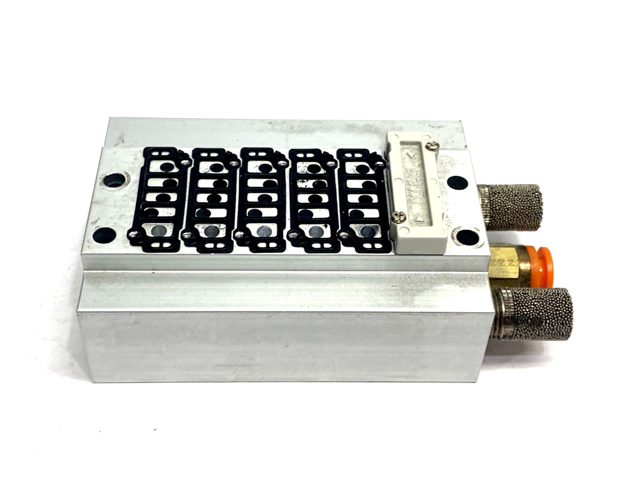 SMC SS5Y3-41-06-M5 4/5-Port Pneumatic Solenoid Valve Manifold Base, 6-Station - Maverick Industrial Sales