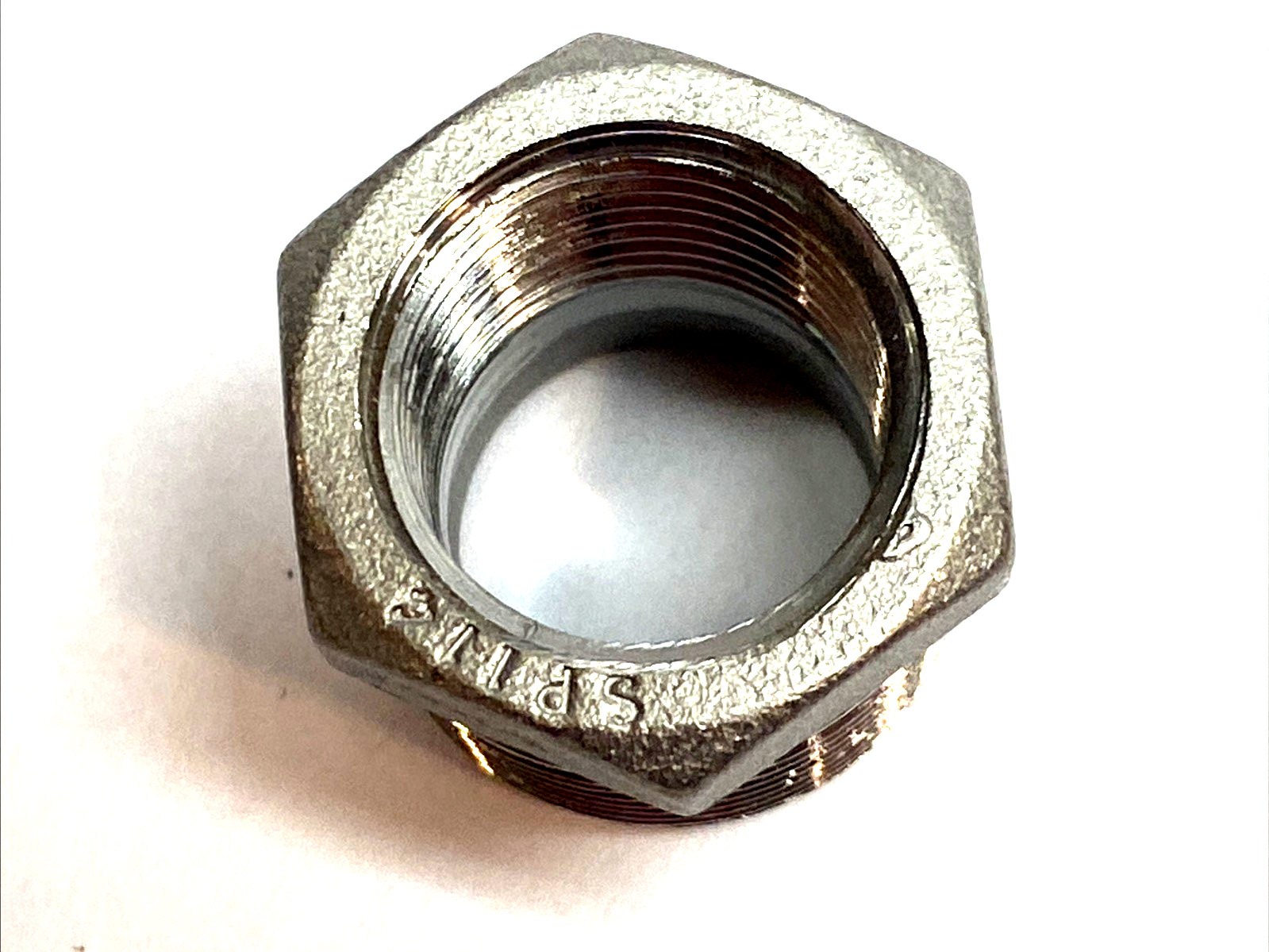 NPT Hex Reducing Bushing 3/4"x1/2" 304 Stainless Steel LOT OF 5 - Maverick Industrial Sales
