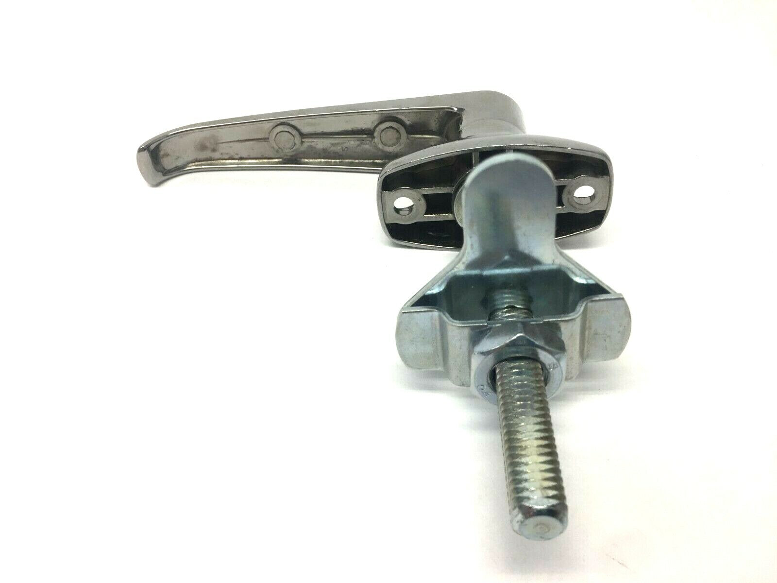 80/20 Chrome Deluxe Door Handle 4" Long - Maverick Industrial Sales