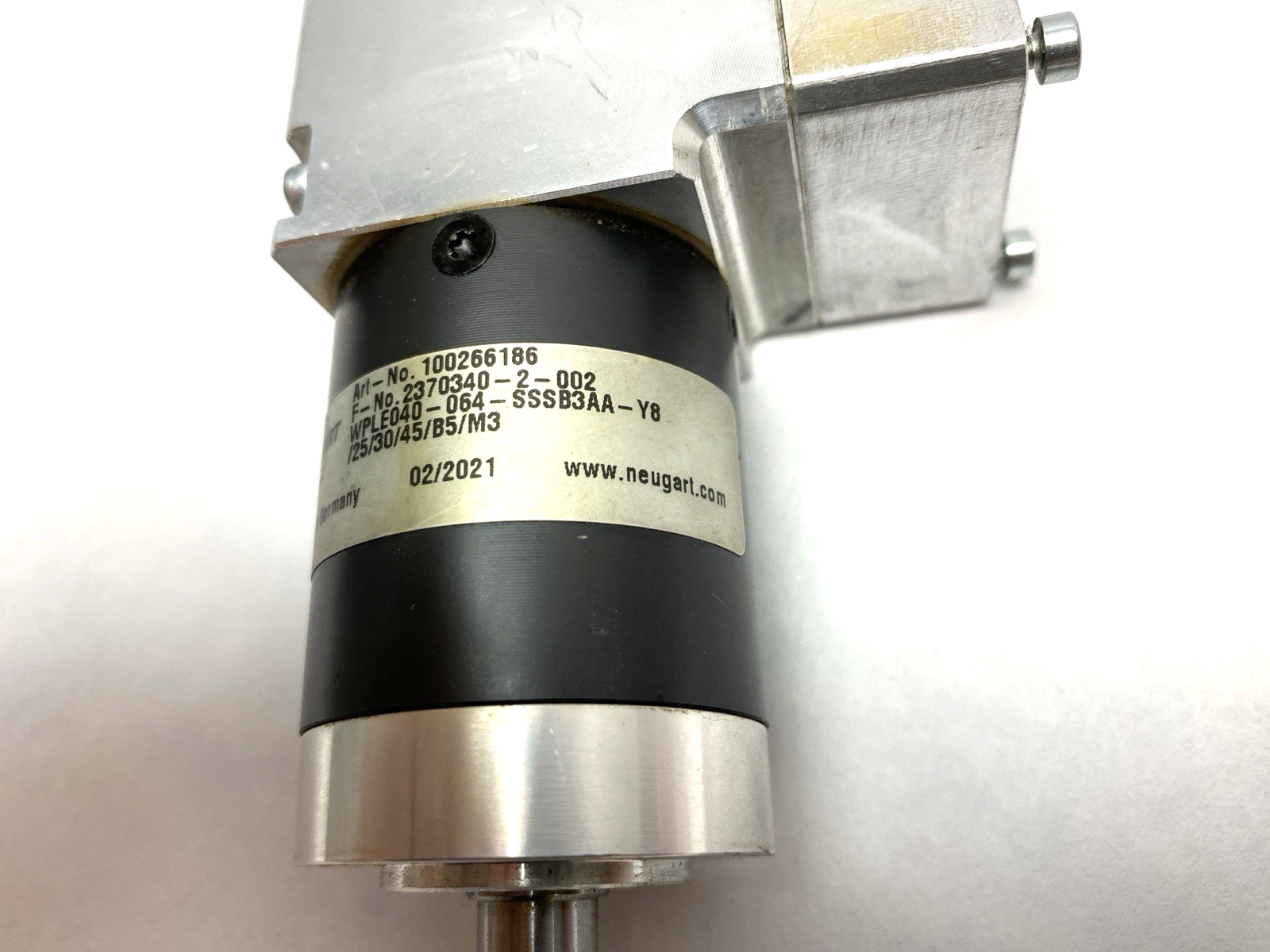 Neugart WPLE040-064-SSSB3AA-Y8/25/30/45/B5/M3 Planetary Gearbox, Right Angle - Maverick Industrial Sales