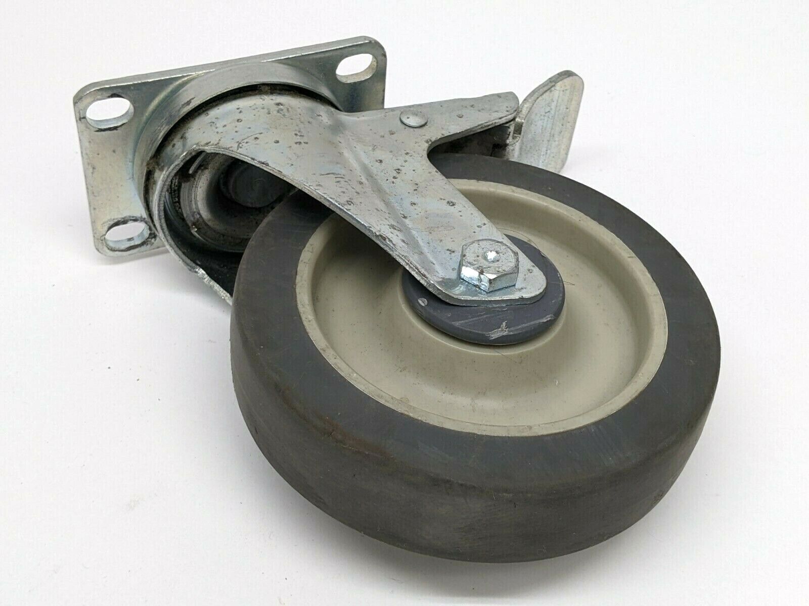 Vulcan 5" x 1-1/4" Swivel Caster SET OF 4, 2 w/ Brakes - Maverick Industrial Sales