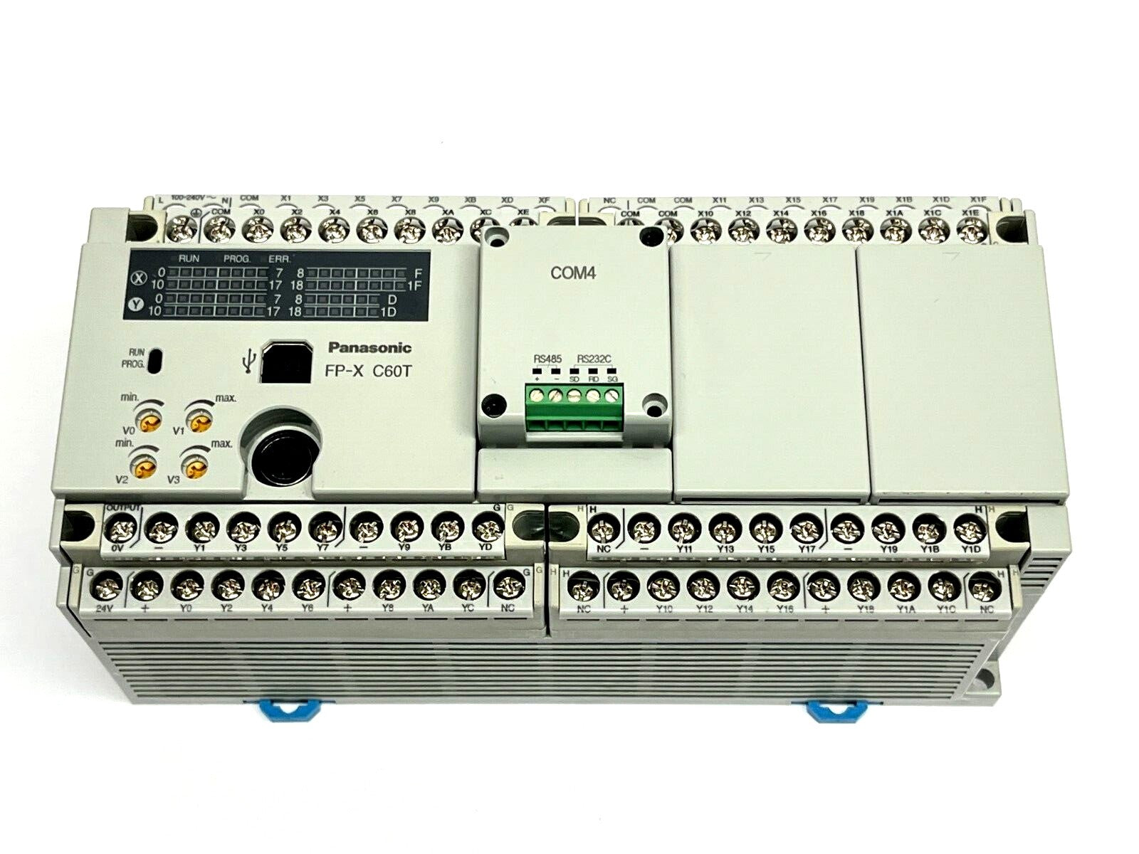 Panasonic AFPX-C60T FP-X C60T Control Unit w/ AFPX-COM4 - Maverick Industrial Sales