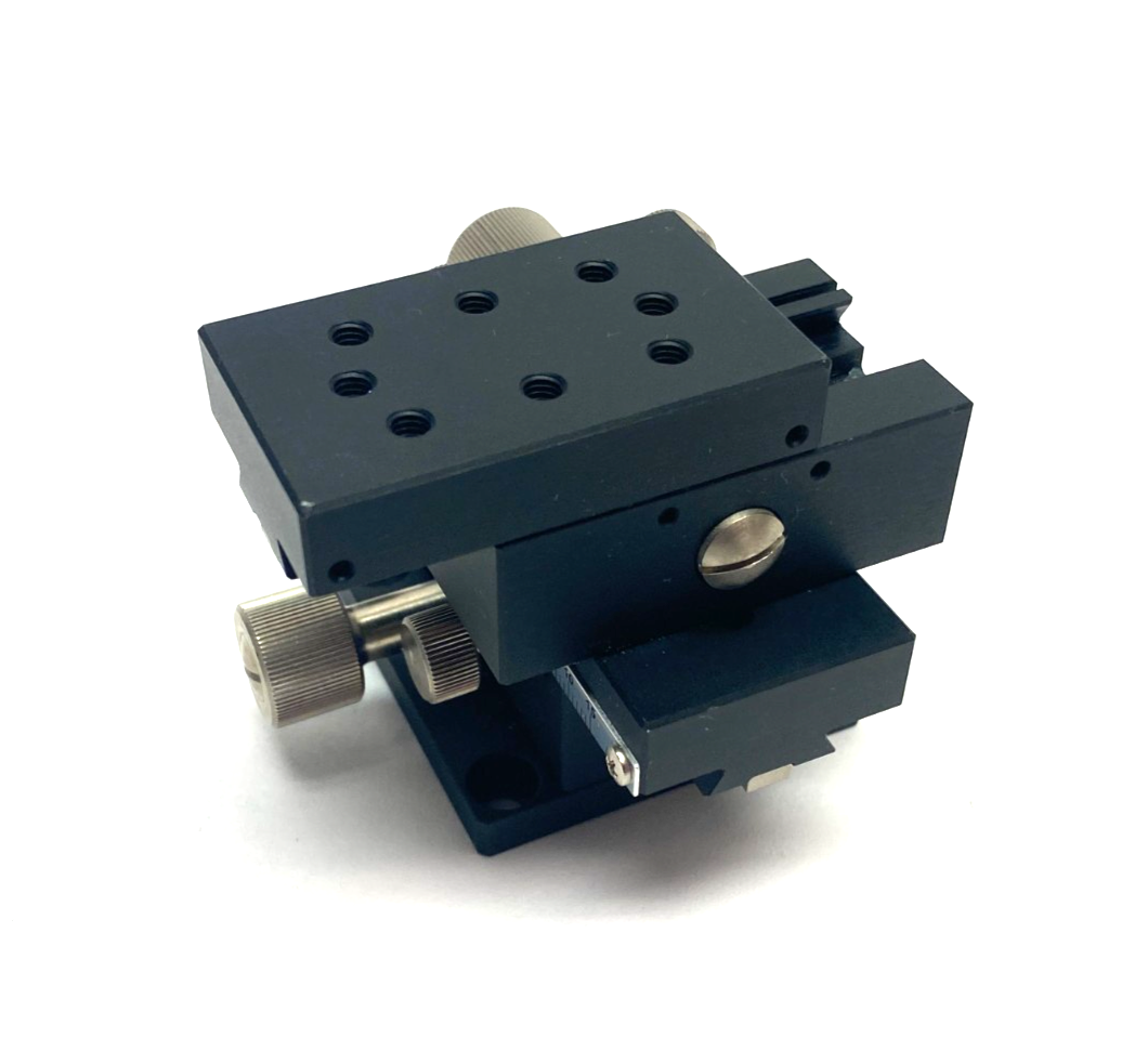 MiSUMi XYDTSC50 Dovetail Rack & Pinion Manual XY Axis Stage, Low-Profile 30mm - Maverick Industrial Sales