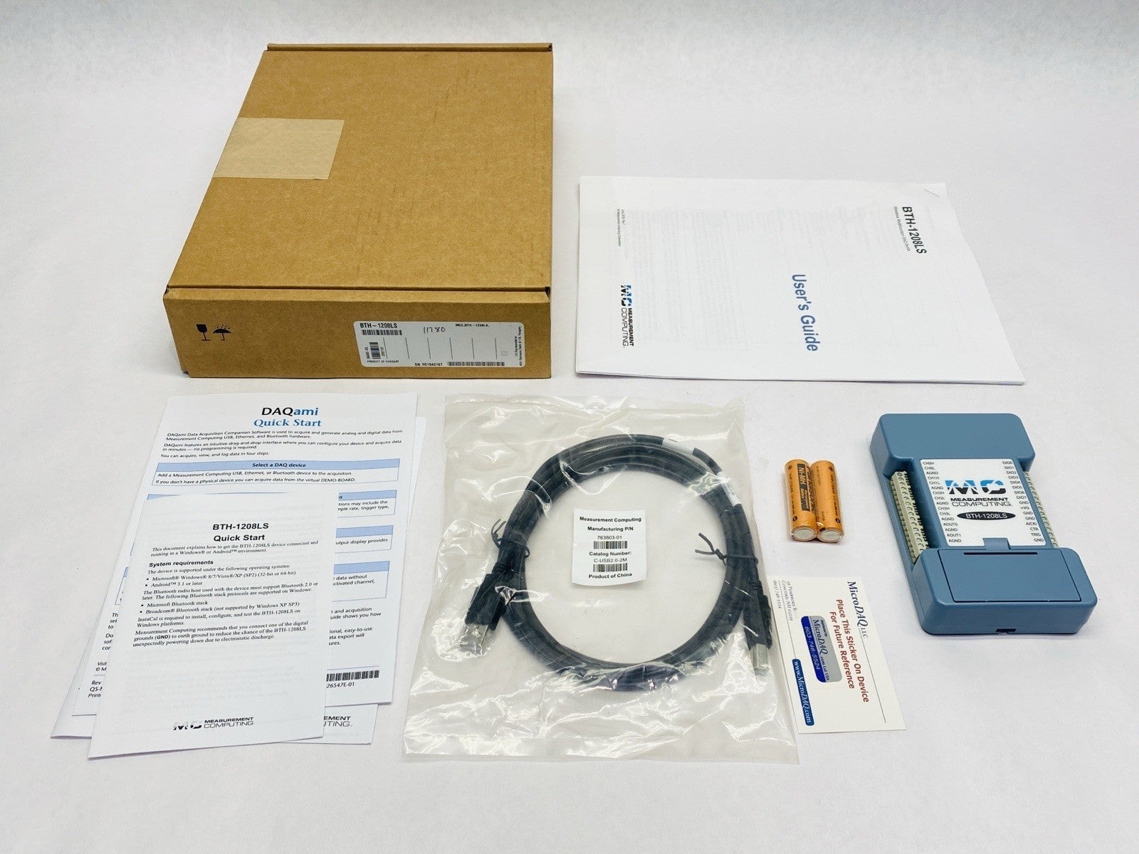 Measurement Computing BTH-1208LS Bluetooth And USB Data Acquisition Device - Maverick Industrial Sales
