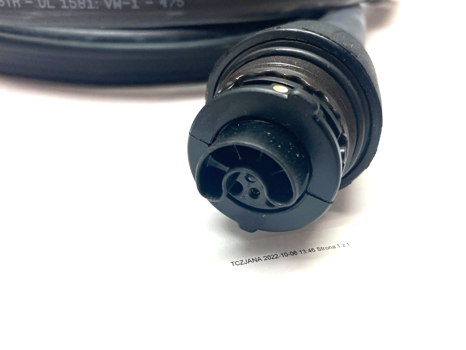 Atlas Copco 4220 4375 05 Double Ended Straight PF Tool Cable 5m ST - Maverick Industrial Sales