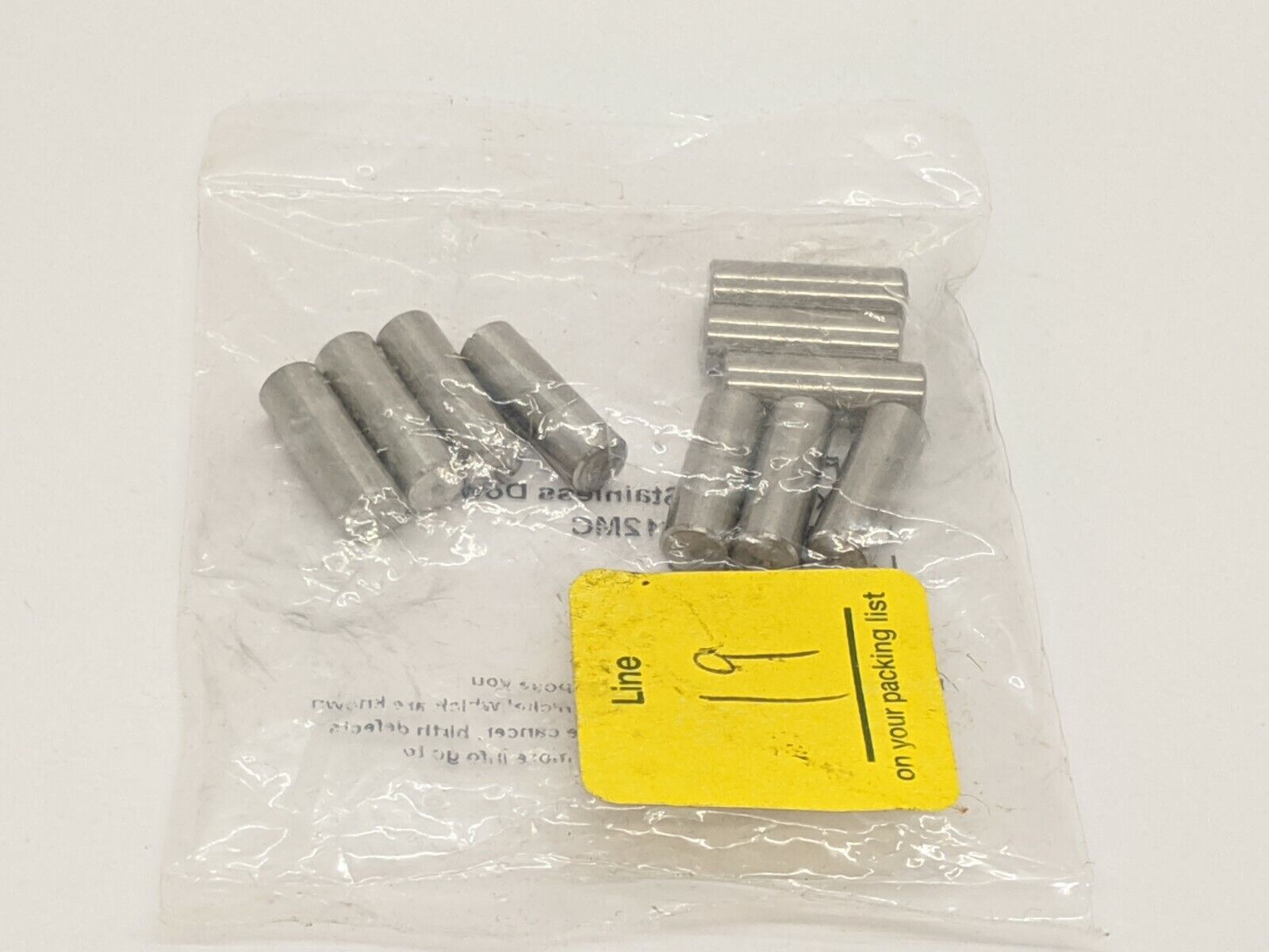 Radax Industries DPC04X12MC Stainless Dowel Pin 1/4" x 3/4" PKG OF 10 - New - Maverick Industrial Sales