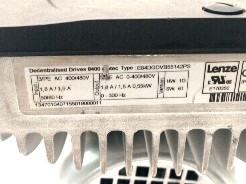 Bosch Rexroth 3842542193 Motor, Lenze MDEMAXX071-32C1U & E84DGDVB55142PS Drive - Maverick Industrial Sales