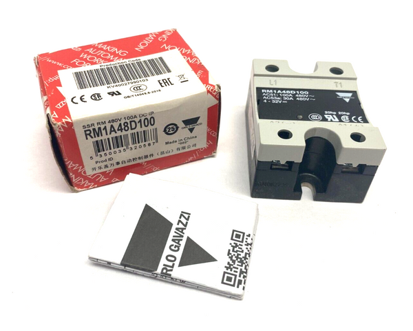 Carlo Gavazzi RM1A48D100 Solid-State Relay 480V 100A - Maverick Industrial Sales